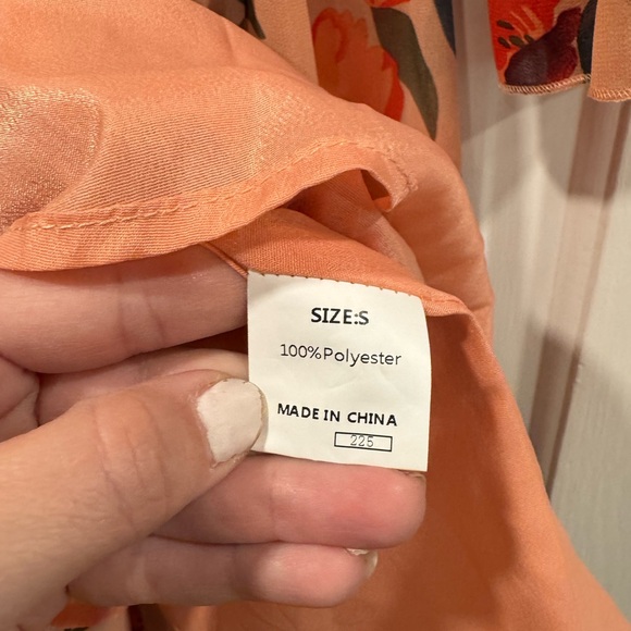 Floral V-Neck Ruffle Dress - Picture 4 of 4